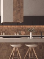 Плитка настенная 45x45 Куб Квинта Котто декор матовая La Platera