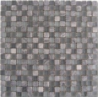 Мозаика 29x29 Dune Mosaico Grey-Glass Materia Mosaics