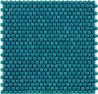 Мозаика 29x28 Dune Dots Blue Glass Mosaics