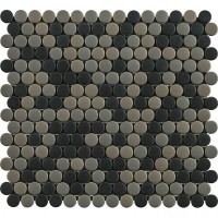 Мозаика 32x29 L'antic Colonial Glaze Dots Greys-Black Matt