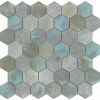 Мозаика 31x30 L'antic Colonial Worn Hexagon Verdigris