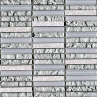 Мозаика 10x2 L'antic Colonial Tecno Linear Silver White