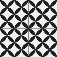 Плитка 45x45 Prissmacer Керамогранит CIRCLE Black Pre