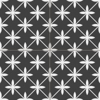 Плитка 45x45 Prissmacer Керамогранит STAR Black Pre