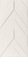 Керамическая плитка Marca Corona 4D Chevron White Matt Rett 40х80