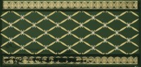 Бордюр 20x10 Ape & Almera CENEFA DELIS VERDE BOTELLA GOLD NOBLESSE-LORD