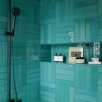 Плитка 7x30 Флеш Туркес/бирюзовая 24 шт//м2 глянцевая DNA Tiles