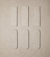 Плитка 15x5 керамогранит DNAStone Dust M Bianco 66 шт//м2 DNA Tiles Tiles