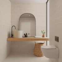 Плитка 15x5 керамогранит DNA Stone Dust OM Bianco 66 шт//м2 DNA Tiles Tiles