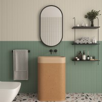 Плитка настенная 6x25 Match Curved Sage Gloss 26 шт//м2 глянцевая DNA Tiles