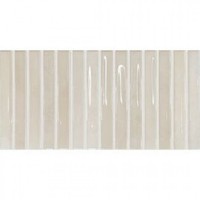  DNA Tiles FLASH BARS IVORY 133471 Глазурованная керамическая плитка 25x13