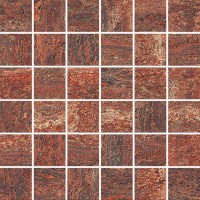 Mosaico Rosso Vein Cut 9mm Italgraniti TR073MA I Travertini