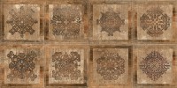 Плитка керамическая 45x45 Absolut Keramika Newcastle Decor Brown