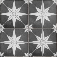 Плитка 45x45 ETILI Seramik Керамогранит SCINTILLA Night Black Pre-cut