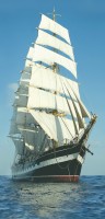 Настенная плитка панно Cerrol Porto 125х60 tall ship ship 5пл, глазурованная