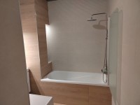 Плитка настенная 90x30 Скор тауп матовая Argenta