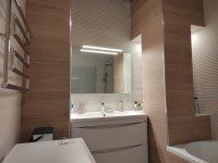 Плитка настенная 90x30 Light Stone Score Beige New матовая Argenta