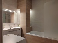 Плитка настенная 90x30 Light Stone Score Taupe New матовая Argenta