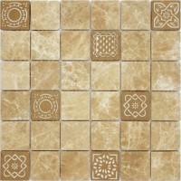 Мозаика из натурального камня LeeDo Art Emperador Light MAT 48x48x8