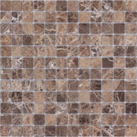 Мозаика из натурального камня LeeDo Emperador Dark MAT 23x23x4