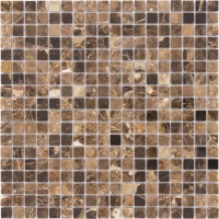 Мозаика из натурального камня LeeDo Emperador Dark POL 15x15x4