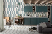 Плитка 60x30 настенная Spirit Acqua рельефная матовая разноцветный Dual Gres Плитка 60x30 настенная Spirit Acqua рельефная матовая разноцветный Dual Gres