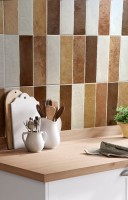 Плитка 60x30 настенная Spirit Greda рельефная матовая терракот Dual Gres Плитка 60x30 настенная Spirit Greda рельефная матовая терракот Dual Gres