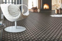 Плитка 45x45 напольная Poole Black гладкая матовая черный 9мм Dual Gres