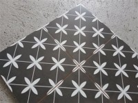 Плитка 45x45 напольная Poole Black гладкая матовая черный 9мм Dual Gres