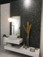 Плитка настенная 90x30 Mos Lucia Negro R глянцевая Emigres