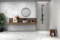 Плитка настенная 75x25 Mos Alba Mat Gold матовая Emigres