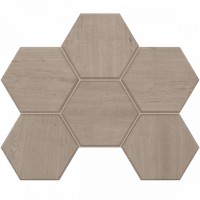 Плитка Estima мозаика 29x25 CW01 Hexagon неполированный серый