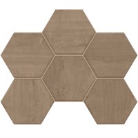 Плитка Estima мозаика 29x25 CW03 Hexagon неполированный бежевый