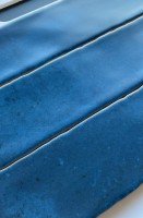 Плитка 30x8 настенная London Blue Mt матовая синий Niceker