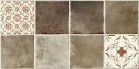 Плитка Stn Ceramica 50x25 Decor Marron Laval глянцевая