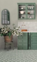 Плитка 11x11 Вайт Вэйл сатинированная Nanda Tiles