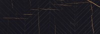 Плитка Eletto Ceramica 70x24 облицовочная Базальт/Basalt Базальт Линия Структура/Basalt Struttura Linea глянцевая