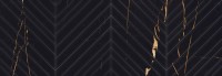 Плитка Eletto Ceramica 70x24 облицовочная Базальт/Basalt Базальт Линия Структура/Basalt Struttura Linea глянцевая