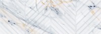 Плитка Eletto Ceramica 70x24 облицовочная Калакатта Фантазия/Calacatta Fantasy Калакатта Фантазия Линия Структура/Calacatta Fantasy Struttura Linea глянцевая