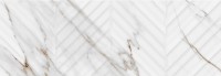 Плитка Eletto Ceramica 70x24 облицовочная Калакатта Серая/Calacatta Grey Калакатта Серая Линия Структура/Calacatta Grey Struttura Linea глянцевая