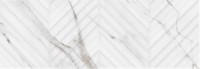 Плитка Eletto Ceramica 70x24 облицовочная Калакатта Серая/Calacatta Grey Калакатта Серая Линия Структура/Calacatta Grey Struttura Linea глянцевая