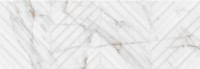 Плитка Eletto Ceramica 70x24 облицовочная Калакатта Серая/Calacatta Grey Калакатта Серая Линия Структура/Calacatta Grey Struttura Linea глянцевая