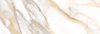 Плитка Eletto Ceramica 70x24 облицовочная Калакатта Золотая/Calacatta Oro глянцевая