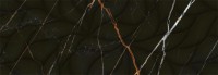 Плитка Eletto Ceramica 70x24 облицовочная Золотой И Черный/Black & Gold Золотой И Черный Структура/Black & Gold Struttura глянцевая
