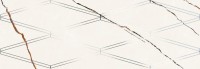 Плитка Eletto Ceramica 70x24 декор Белый Мрамор Ковелано/Bianco Covelano Белый Мрамор Ковелано Ромбы/Bianco Covelano Rombi глянцевая