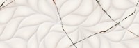 Плитка Eletto Ceramica 70x24 облицовочная Белый Мрамор Ковелано/Bianco Covelano Белый Мрамор Ковелано Структура/Bianco Covelano Struttura глянцевая