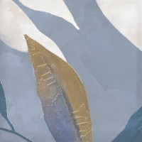 Плитка Eletto Ceramica 15x15 настенная Дерево/Wood Leaves Blue матовая