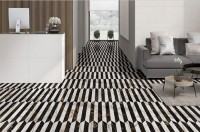 Керамогранит 40x8 Chevron Calacatta Gold гладкая матовая белый 6мм Goetan Керамогранит 40x8 Chevron Calacatta Gold гладкая матовая белый 6мм Goetan