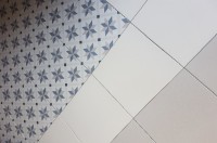 Керамогранит 23x23 напольная Palermo Bea гладкая матовая бело-черно-голубой Mijares - Cerlat Керамогранит 23x23 напольная Palermo Bea гладкая матовая бело-черно-голубой Mijares - Cerlat