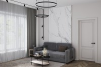 Стеновая панель 280x108 Панель из КМ Calacatta White глянцевая/Калакатта белый глянцевый B connect белый Bonaparte Стеновая панель 280x108 Панель из КМ Calacatta White глянцевая/Калакатта белый глянцевый B connect белый Bonaparte